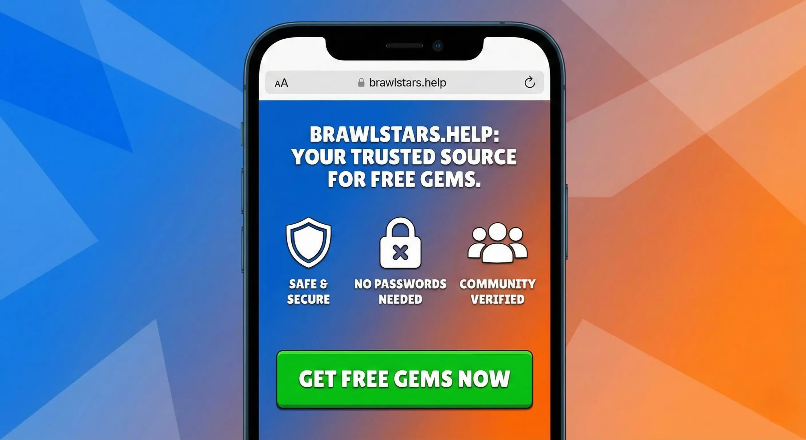 A banned Brawl Stars account screen, showing the risk of using hacks for free gems.