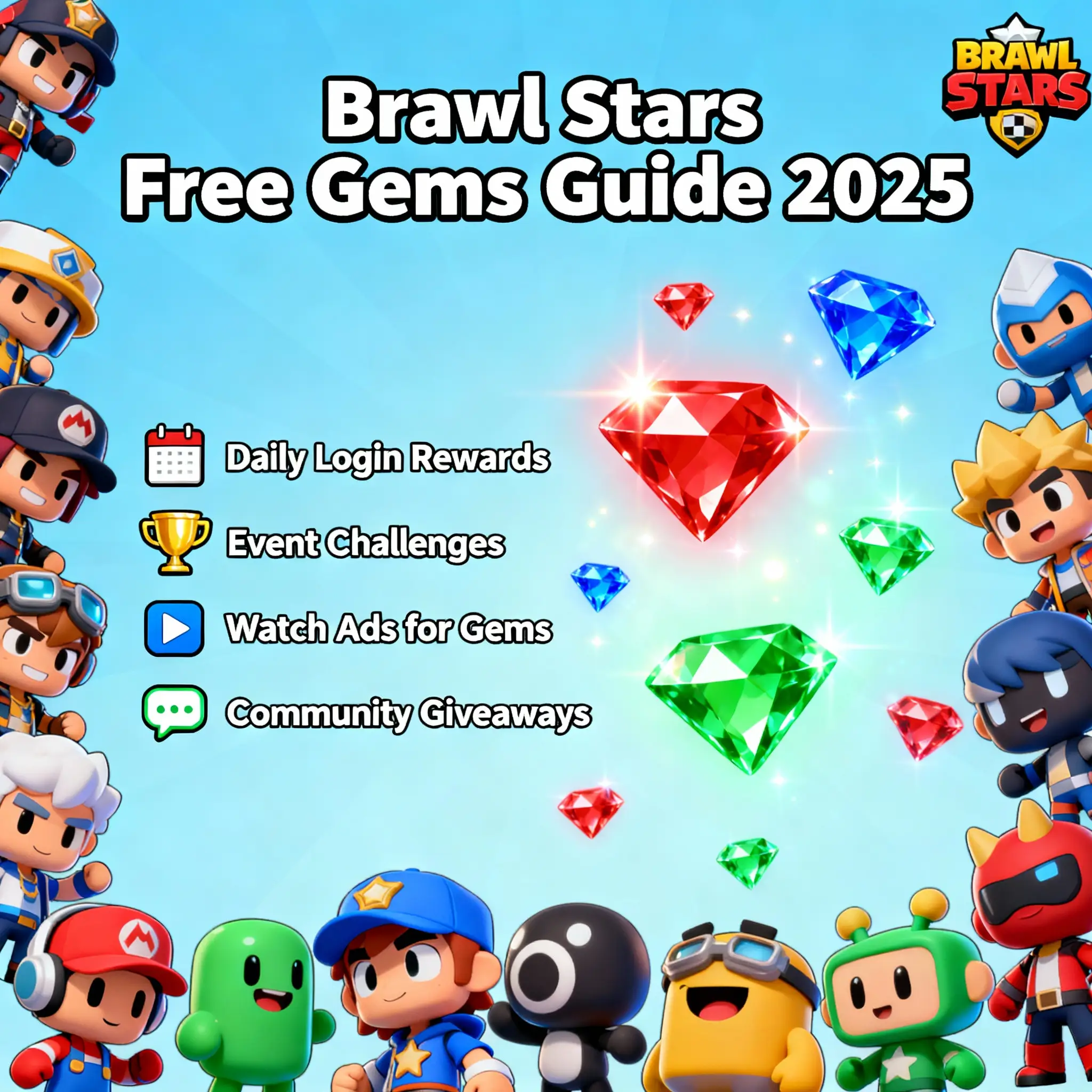 A guide on how to get free gems in Brawl Stars for 2025.